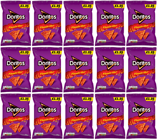15 x Doritos Extra Flamin Hot - 70GM