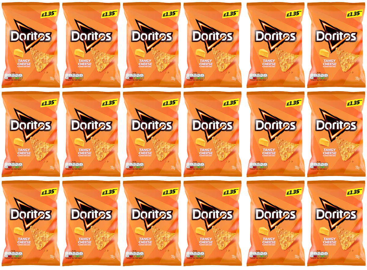 18 x Doritos Tangy Cheese - 70GM