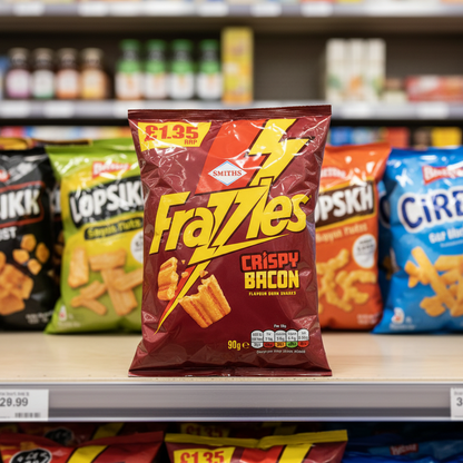 18 x Smiths Frazzles Bacon - 90GM