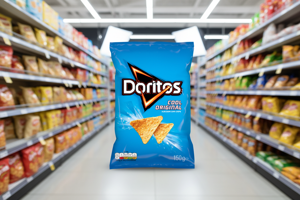 12 x Doritos Cool Original Large Bag 140Gm