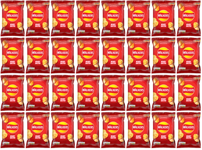 32 x Walkers Ready Salted 32.5Gm
