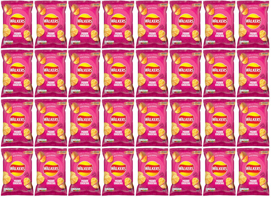 32 x Walkers Prawn Cocktail 32.5Gm