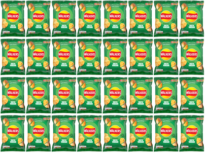 32 x Walkers Salt & Vinegar 32.5Gm