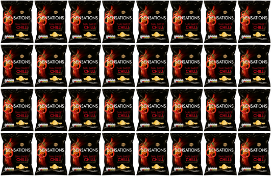 32 x Walkers Sensations Thai Sweet Chilli 40Gm