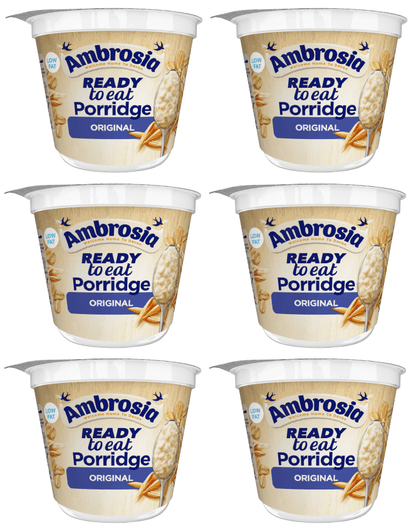 6 x Ambrosia Ready To Eat Original Porridge 210G