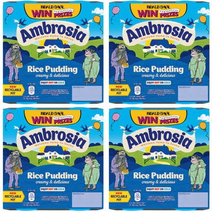 4 x Ambrosia Creamed Rice Pots 4-pack - 120GM