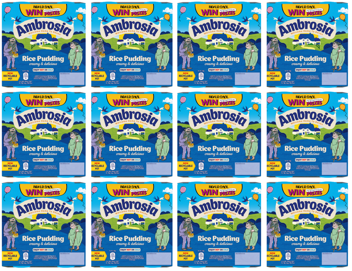12 x Ambrosia Rice Pudding - 400GM