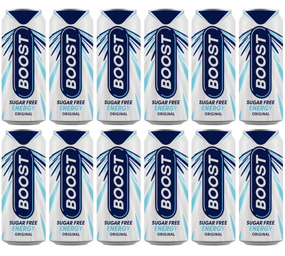 12 x Boost Energy Sugar Free Can - 500ML