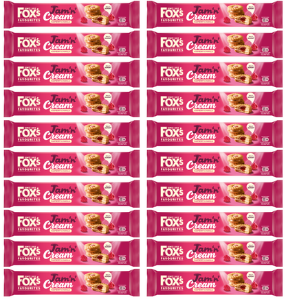 20 x Fox Jam & Cream Sandwich 150Gm