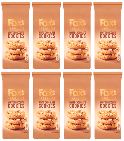 8 x Foxs White Chunkie Cookie 180G