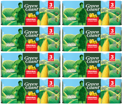 8 x Green Giant Corn Niblet Triple 198Gm
