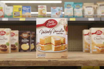 6 x Betty Crocker Velvety Vanilla Cake Mix 425G