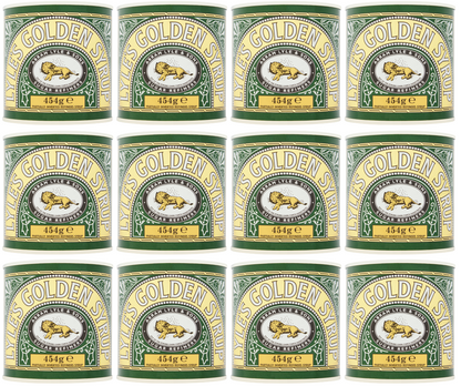12 x Lyles Golden Syrup 454Gm