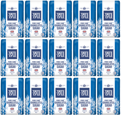 15 x Tate & Lyle Granulated Sugar 1Kg