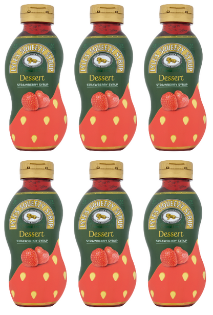 6 x Lyles Squeezy Strawberry 325G