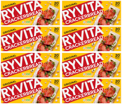 8 x Ryvita Crackerbread Original 200Gm