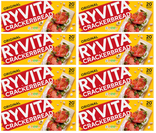 8 x Ryvita Crackerbread Original 200Gm