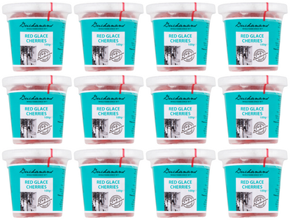 12 x Buchanan Glace Cherries 100G