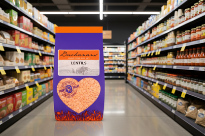 12 x Buchanan Split Red Lentils 500G