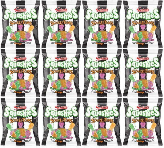 12 x Squashies Squeletons - 120GM
