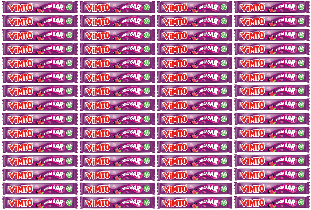 60 x Swizzels Vimto Original Chew Bar Pack