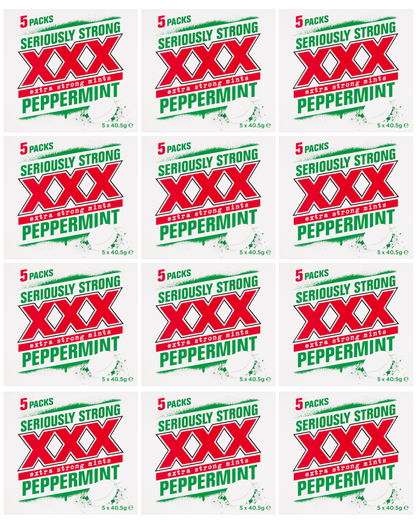 12 x Xxx Mints 5 Pack Extra Strong Mints 205Gm
