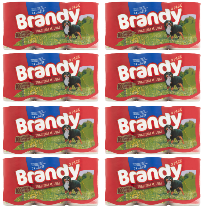 8 x Brandy Traditional Loaf With Beef 3 X 395G