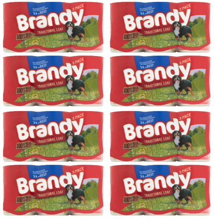 8 x Brandy Traditional Loaf With Beef 3 X 395G
