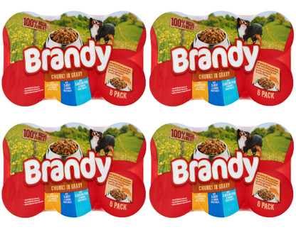 24 x Brandy Variety Chunks In Gravy 395G
