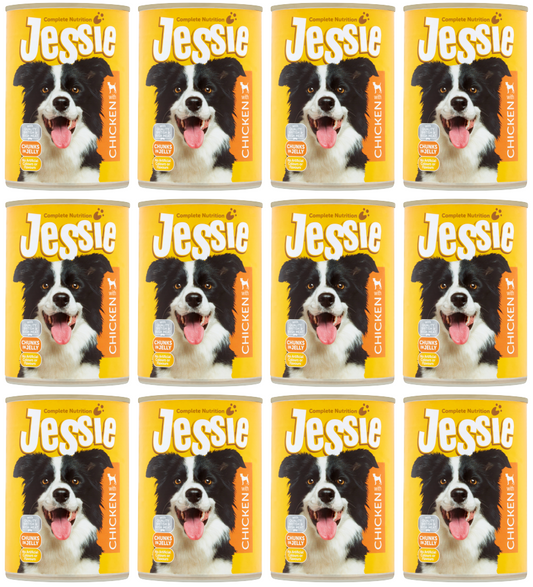 12 X Jessie Dog Chicken 400G