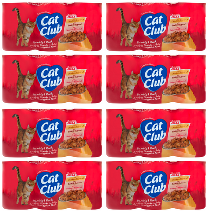 8 X Cat Club Variety Jelly 3X400G