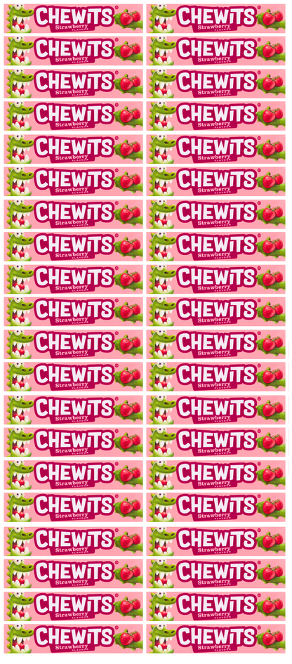 40 x Chewits Strawberry Stick