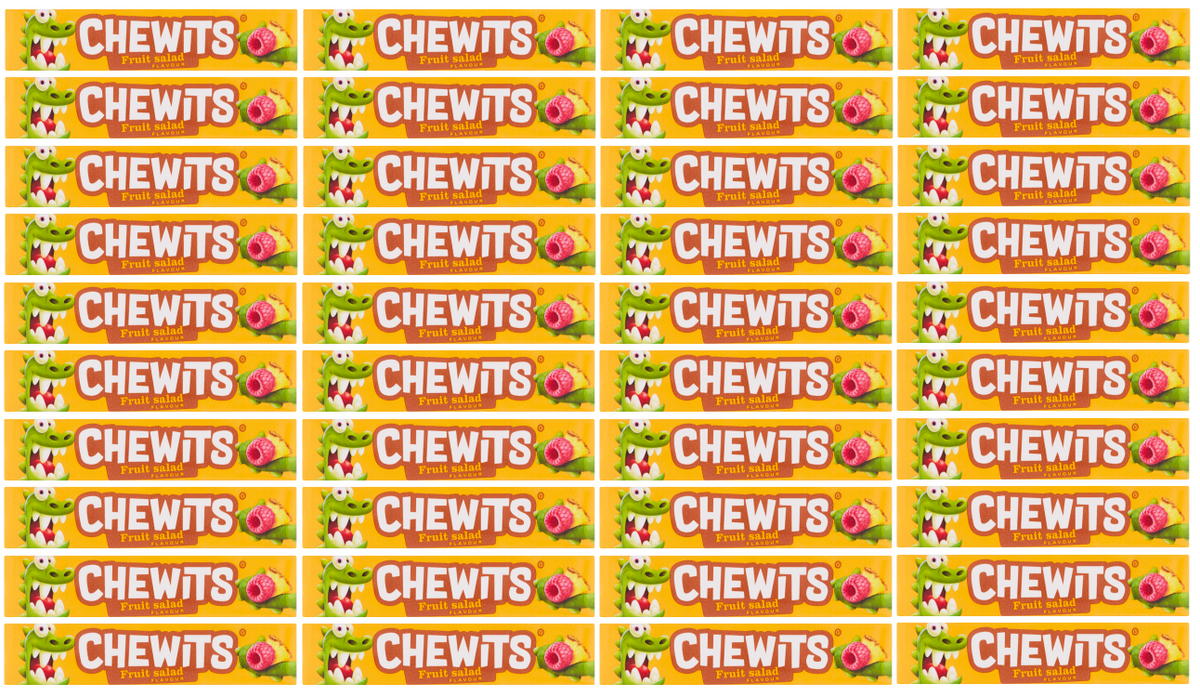 40 x Chewits Fruit Salad Stick