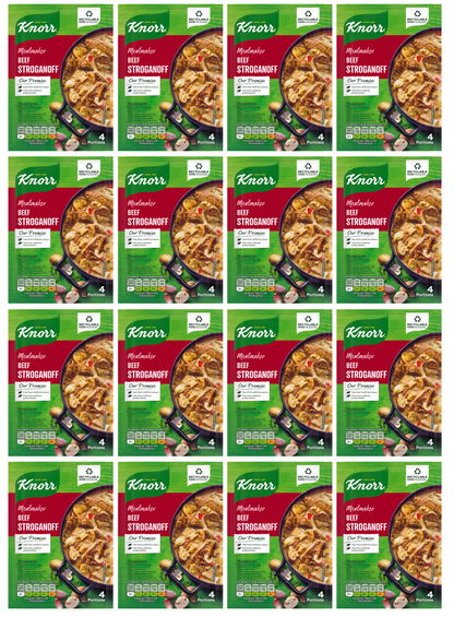 16 x Knorr Mealmaker Beef Stroganoff Sachet 50Gm