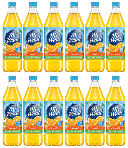12 x Mi Wadi Orange Nas 1Ltr