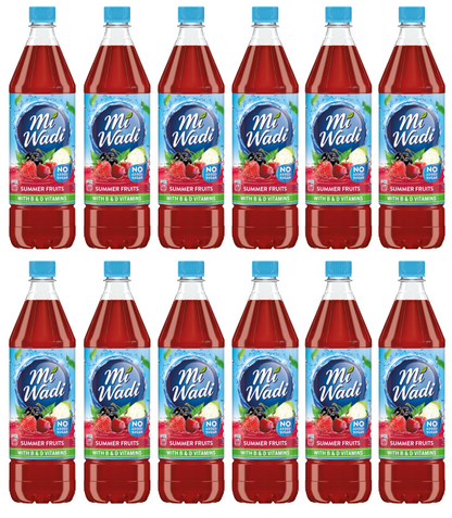 12 x Mi Wadi Summer Fruits 1L
