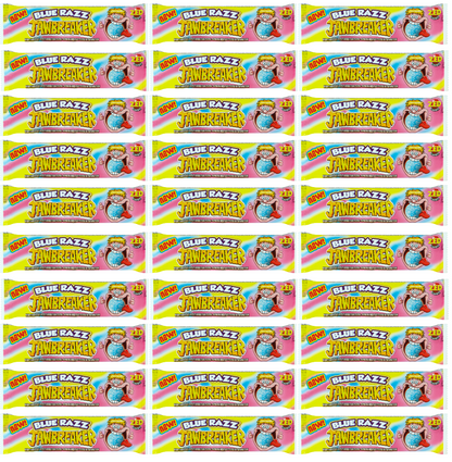 30 x Zed Jaw Breaker Blue Raspberry (4 Packs) 40.4Gm