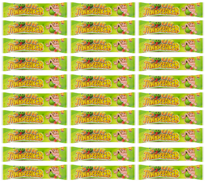 30 x Zed Jaw Breaker Sour Apple (4 Packs) 41.3Gm