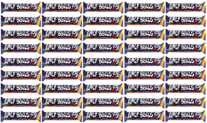 45 x Zed Bubblegum Golf Balls Each