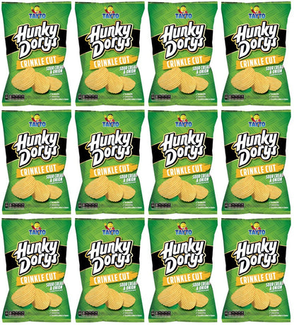 12 x Tayto Hunky Dorys Sour Cream & Onion - 130GM