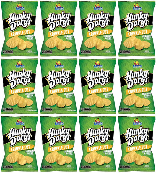 12 x Tayto Hunky Dorys Sour Cream & Onion - 130GM