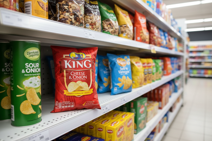 50 x King Cheese & Onion   - 35GM