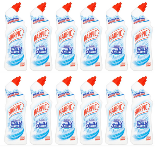 12 x Harpic White & Shine 750Ml