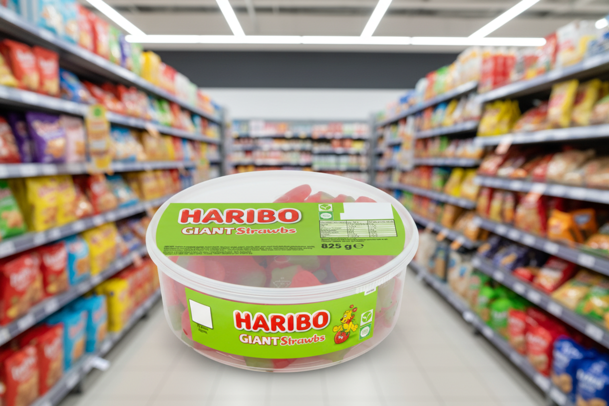 75 x Haribo Giant Strawbs