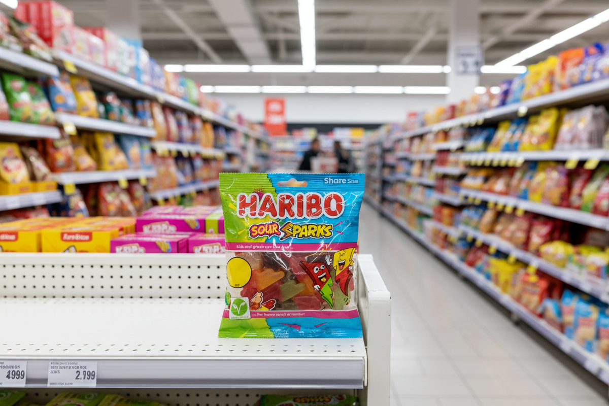 12 x Haribo Sour Sparks - 140GM