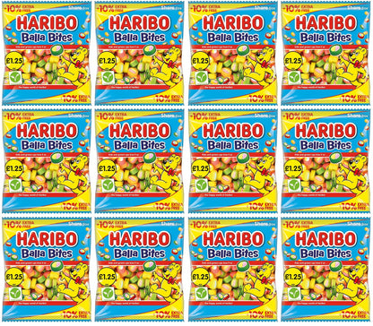 12 x Haribo Balla Bites (10% Extra Free) - 154GM