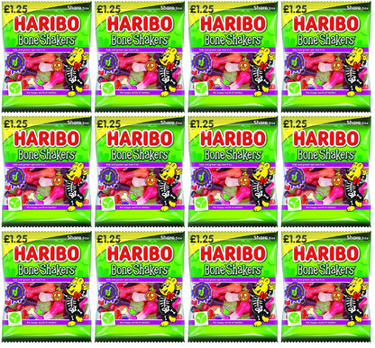 12 x Haribo Bone Shakers Bag - 140GM
