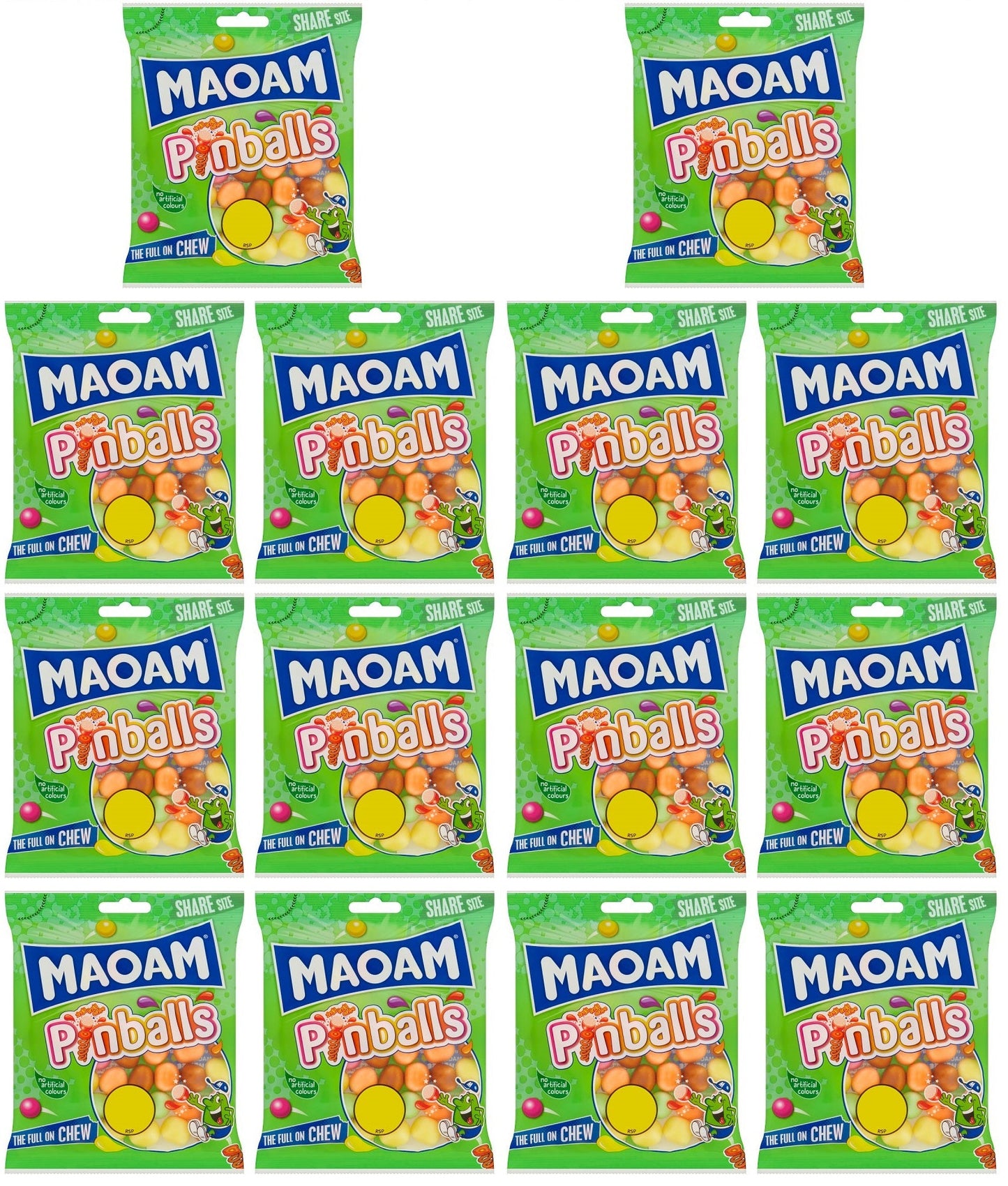 14 x Haribo Maoam Pinballs (15% Extra Free) - 161GM