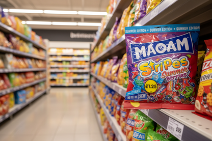 14 x Haribo Maoam Stripes Summer Berries (ltd Edition) - 140GM