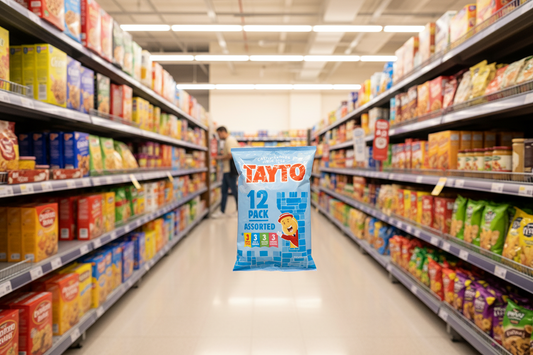 120 x Tayto Assorted Crisps (10x12 Packs) 25G